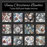 *Wallflowers* Fancy Christmas Baubles