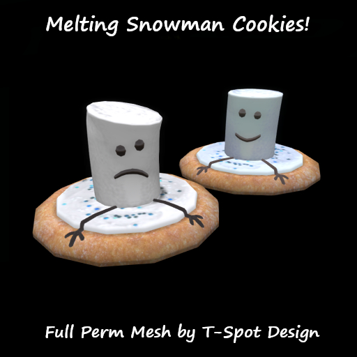 T-Spot Mesh - Melting Snowman Cookies - FP - LI=0.5