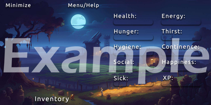 MyStory HUD Style Moonlit Farm