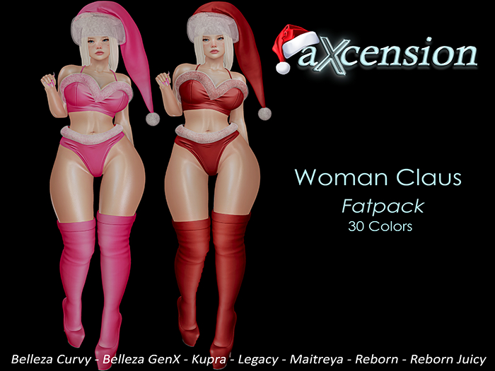 aX: Woman Claus 30 Colors FatPack
