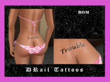 Trouble Tramp Stamp Tattoo – BOM