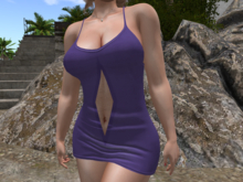 moist~Panel Mini Dress VIOLET Maitreya copy (box)