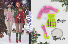 - MicRo - Outfit Ida Pink Lime
