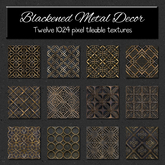 *Wallflowers* Blackened Metal Decor Patterns