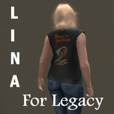 Lina Biker Vest sleeveless Legacy HD Harley Cobra