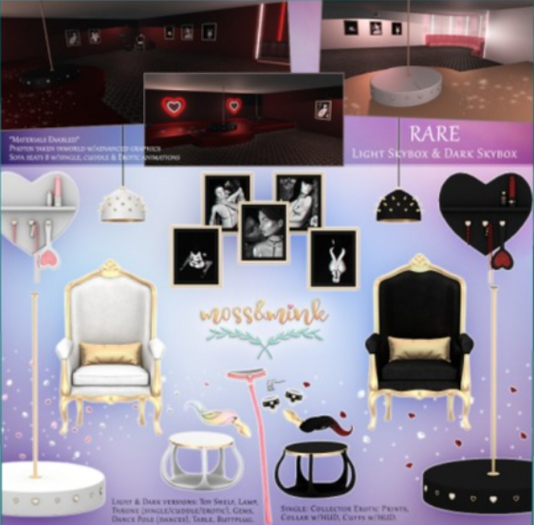 {moss&mink} Deep Desires - Skybox (Black) RARE