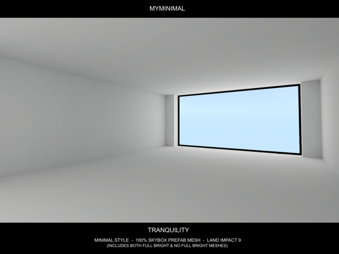 MyMinimal - Tranquility Skybox Prefab (Mesh)