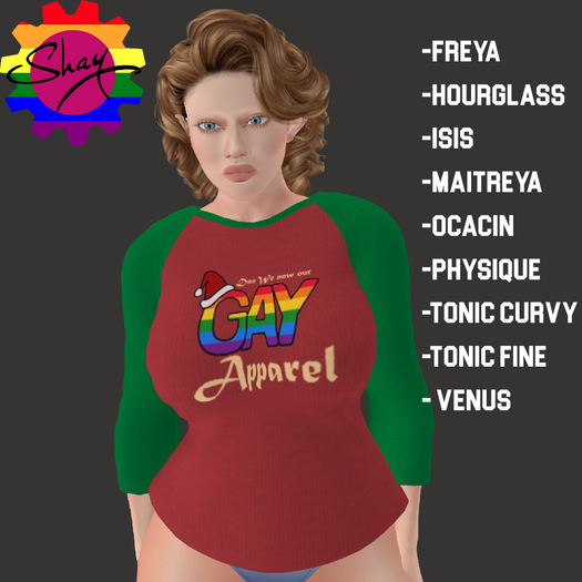 Gay Apparel LS Tee (F)