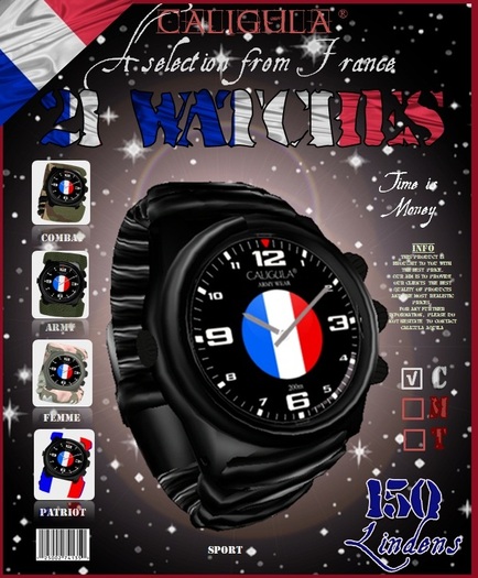 21 FRANCE ARMY WATCHES