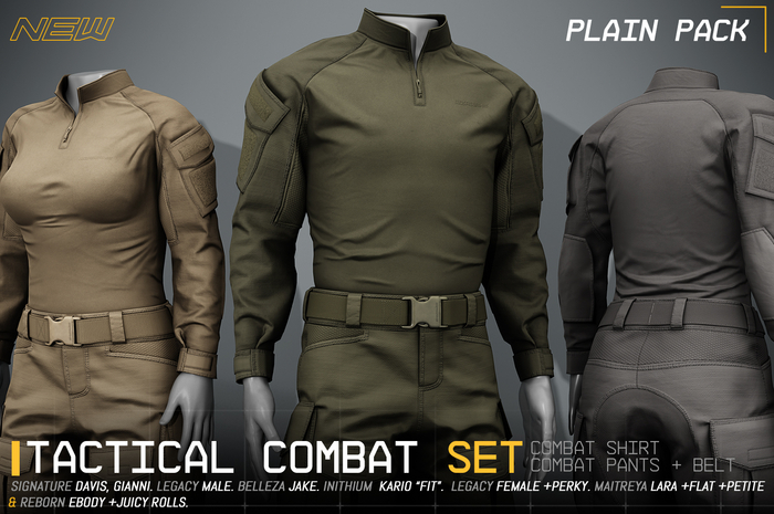 WAZ -  Tactical Combat Set (Plain Pack)
