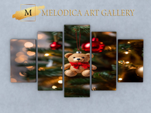 Christmas Bear Pictures Wall Decor