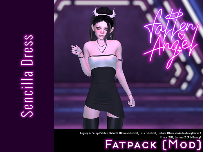 Fallen Angel - Sencilla Dress - FATPACK