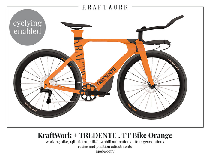 KraftWork + Tredente TT Bike Orange (Add Me)