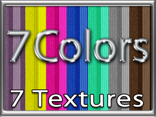 Zoy Texture [ Strypy Knitted 02 ] Seamless - 7 Colors