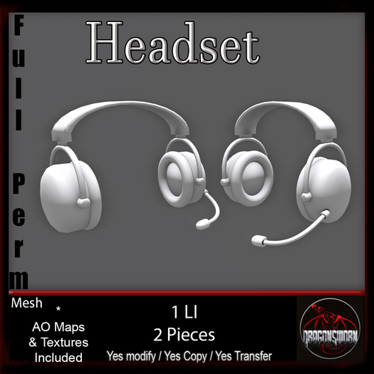 Full Perm Headset with Mic