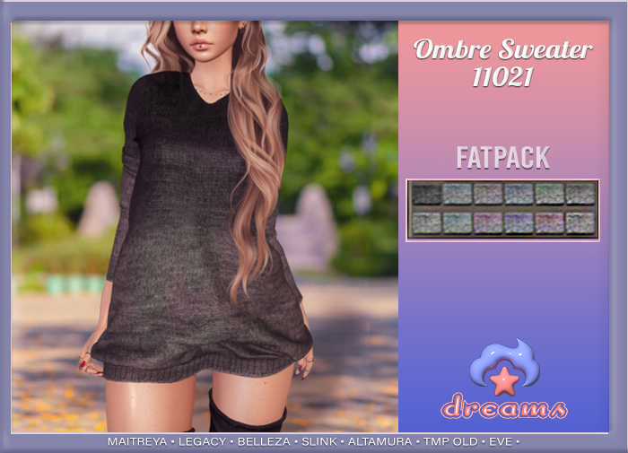 - DS - Ombre Sweater 11021 -FATPACK- [ADD]