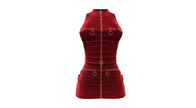 ! ! NB - Zips Dress Red