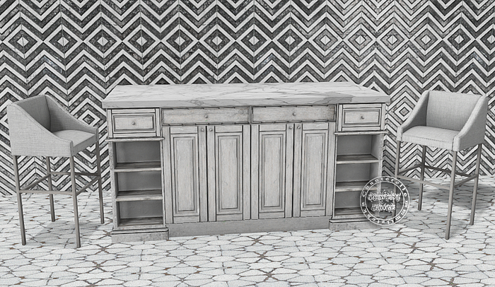 04 [Schultz Bros.] 04. Kitchen Island - RARE