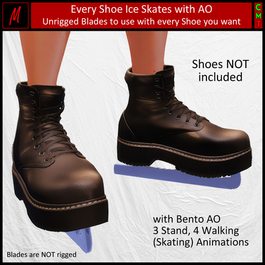 Michelle's EveryShoe Ice Skate Blades with AO
