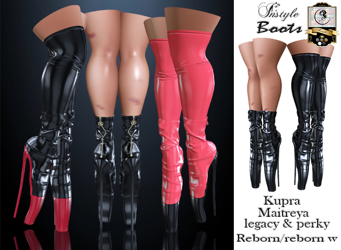 InStyle .::Scarlet ::.. Boots (Black)