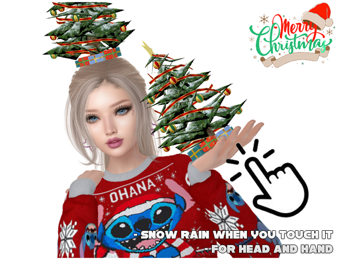 Merry Christmas tree hat