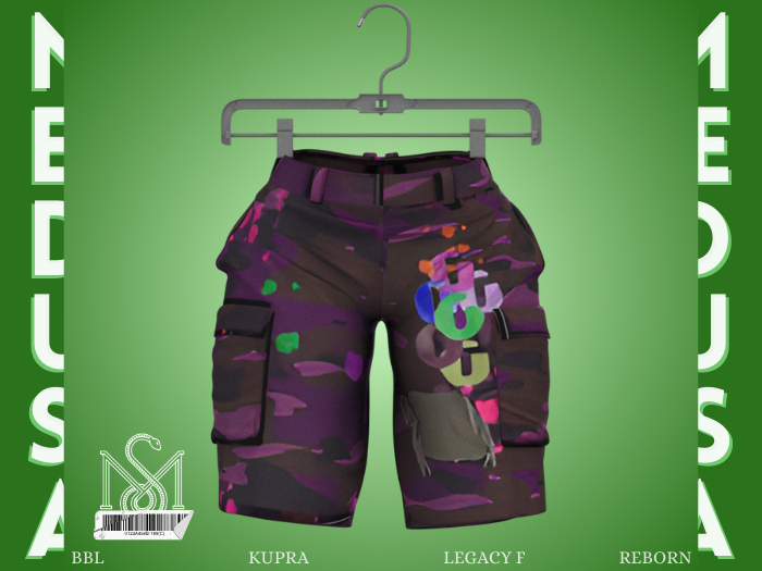 EC' MS X CAMO PINK SHORTS