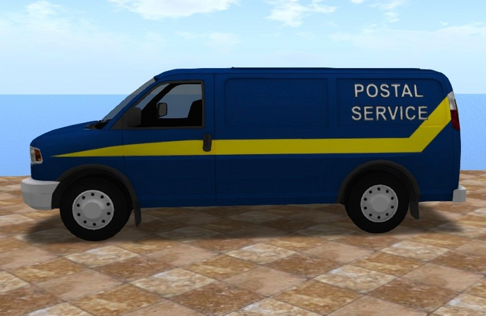 90 s POST SERVICE VAN