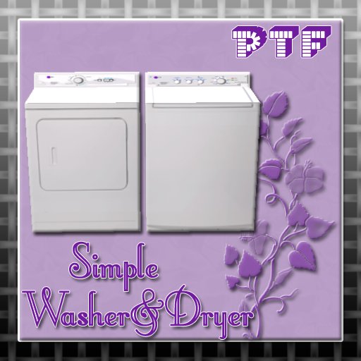 Washer and Dryer 2 pc. set