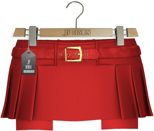 JF Design - Sharon Skirt-Panty - Red