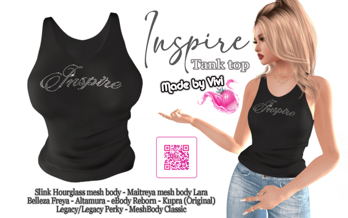 Tank top Rhinestone Inspire-Vivi