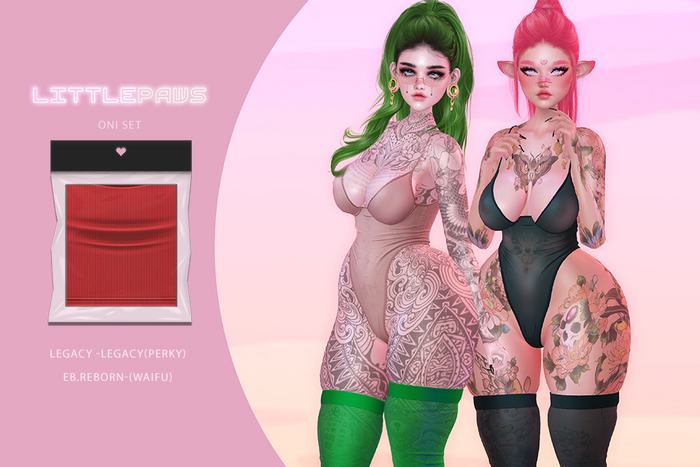 LittlePaws Oni Socks Red ADD ME