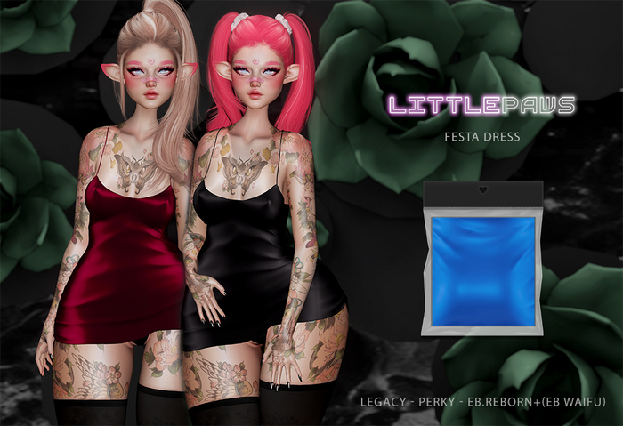 LittlePaws Festa Dress DeepSea ADD ME