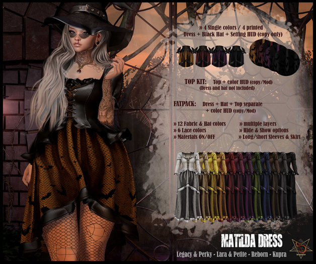 //RKS// Dress Matilda - FATPACK