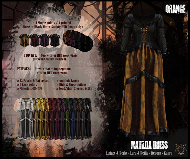 //RKS// Dress Matilda - Orange