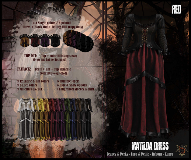 //RKS// Dress Matilda - Red