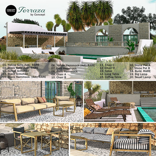 13. CONCEPT} *La Terraza. Table