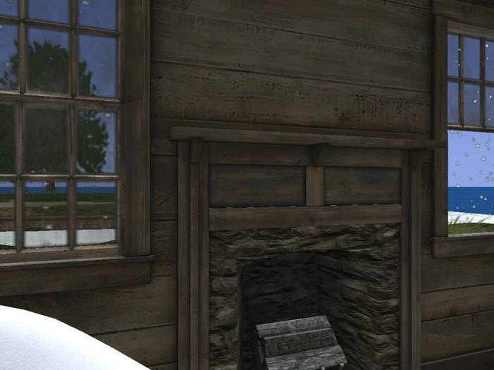 Snow snowfall window overlay