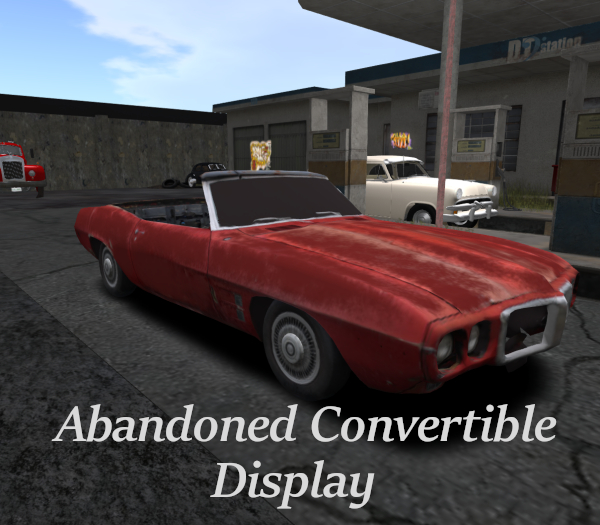 Abondoned Convertible Display