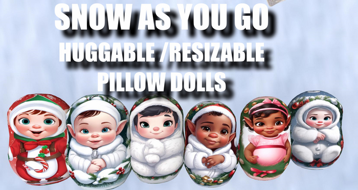 Merci~Snow as you go STUFFED DOLLS