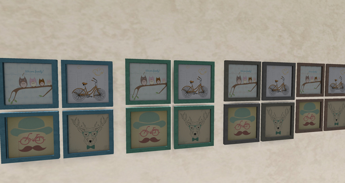 SERENITY STYLE.-HIPSTER FRAME BLUE