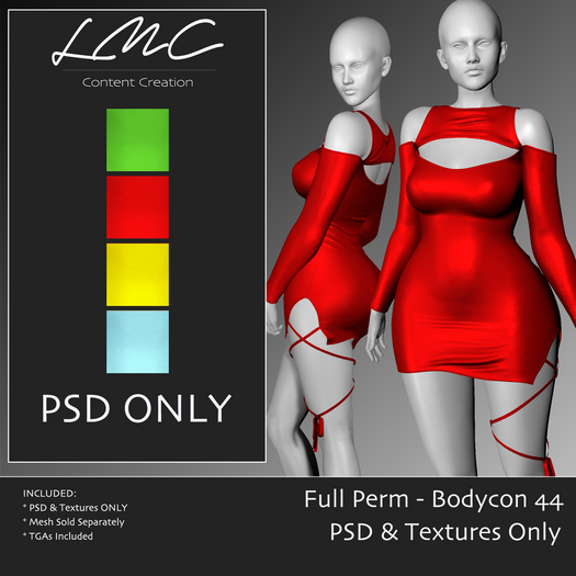 LMC PSD - Bodycon 44 - PSD & Textures ONLY !!!