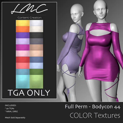 LMC TGA - Colors - Textures for the LMC Bodycon 44 - 