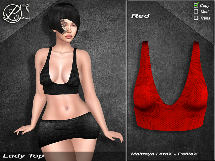 Lady Top Lara X PetiteX Red