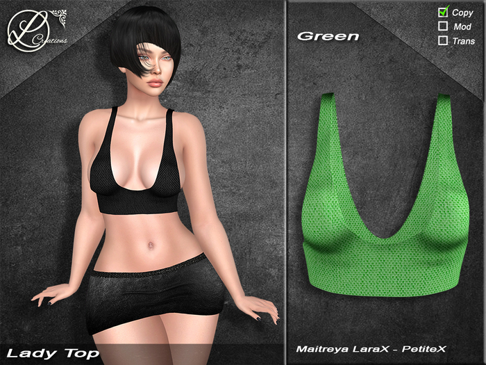 Lady Top Lara X PetiteX Green