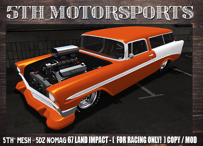 5TH~ 5DZ Nomag Orange GEN9 ( For Drag Racing Only ) 