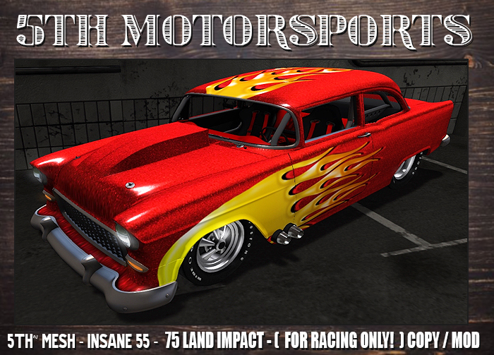 5TH~ Insane 55 ( Red & Yellow ) GEN9 ( For Drag Racing Only ) 