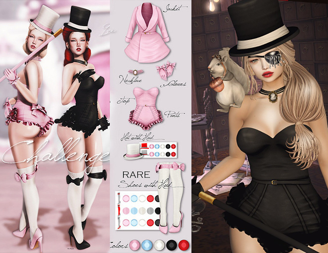 Belle Epoque { Challenge Me } Full Set - BLACK + RARE + Hat (Bo