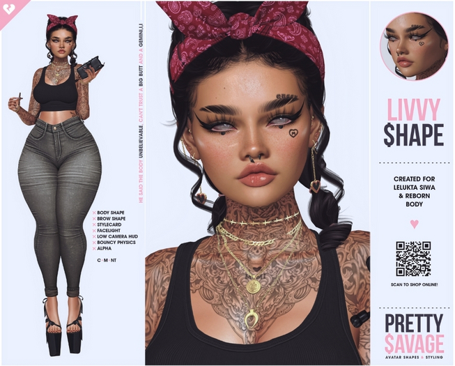 Pretty$avage - Livvy Shape