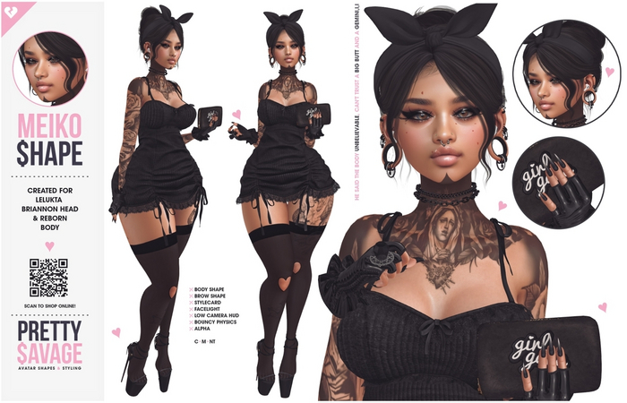 Pretty$avage - Meiko Shape