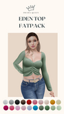 DRAMA QUEEN Eden Top - Fatpack (ADD)